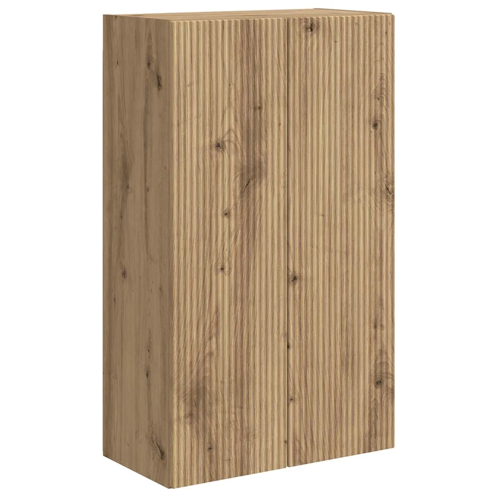 Mobile TV da parete-Mobile TV a Muro-Credenza TV Rovere artigianale 59,5 x 31 x 100 cm