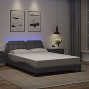 Giroletto con LED senza Materasso Zadar Grigio 140x190 cm