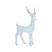 Sagoma luminosa natale lotti 80218 renna 3d bianco