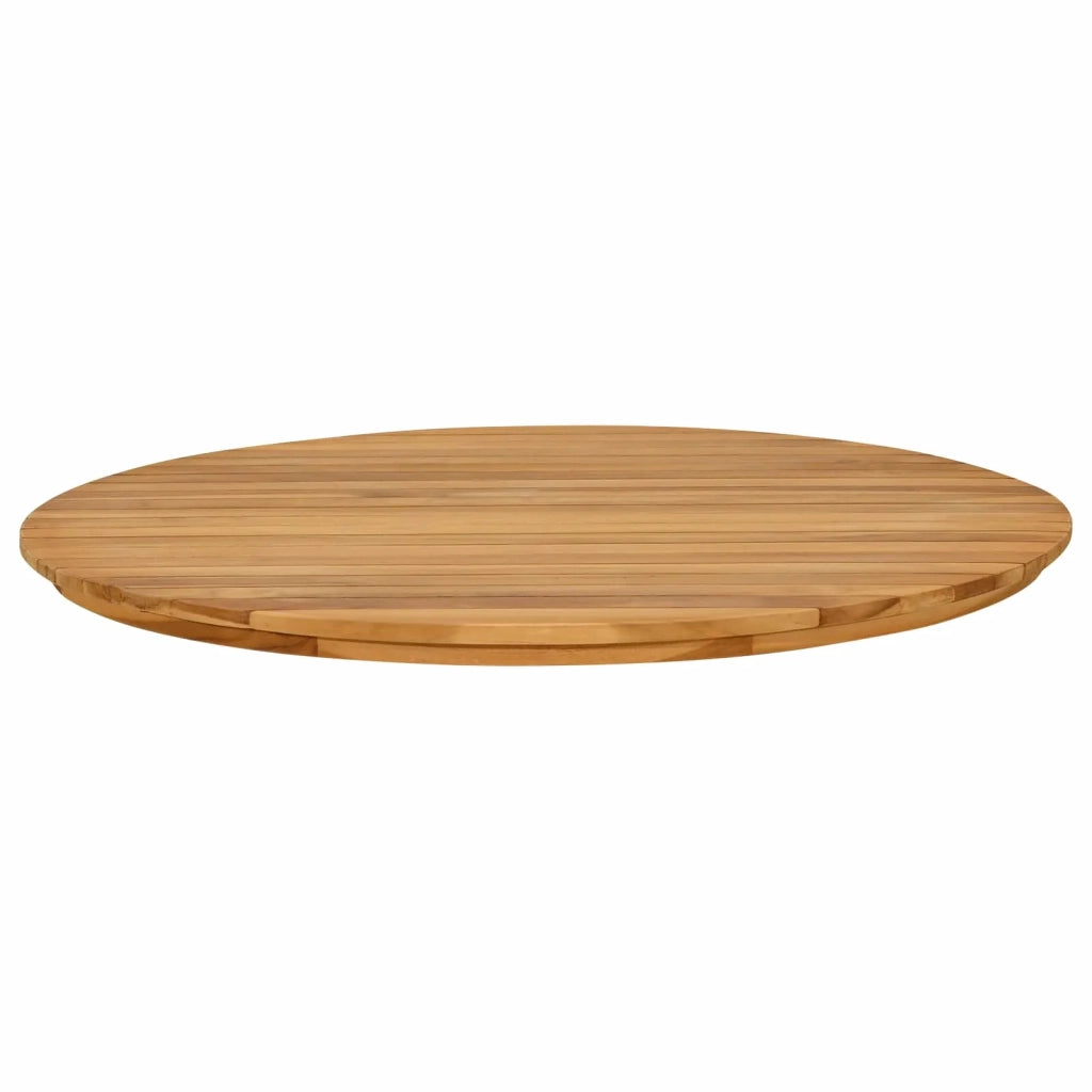 Piano del tavolo Ø 80 x 3,5 Rotondo Legno di teak solido 42033153