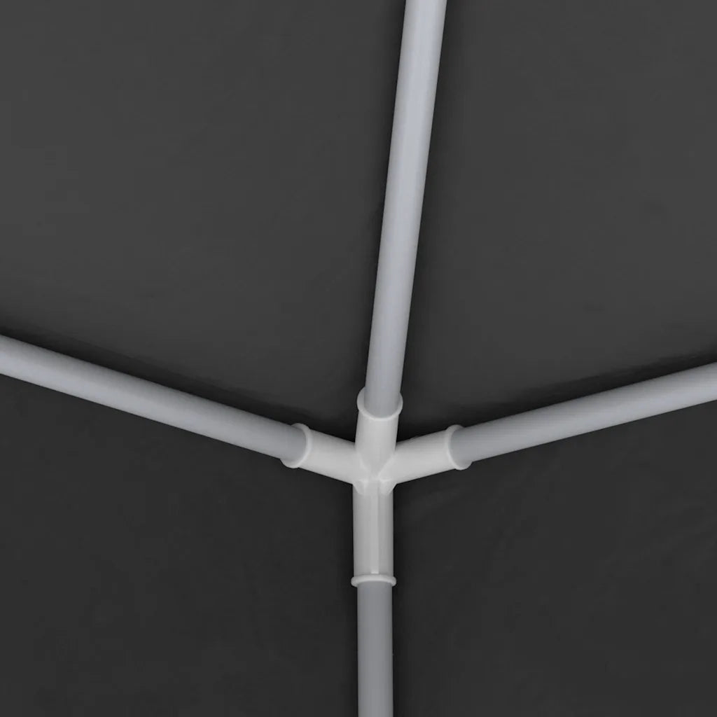 Gazebo | Pergolato Professionale con Pareti 4x6 m Antracite 90 g/m2
