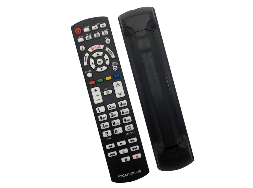 Sostitutivo Panasonic N2QAYB001010 telecomando per Panasonic LCD LED Viera Plasma TV,Compatibile con telecomando per Panasonic TV