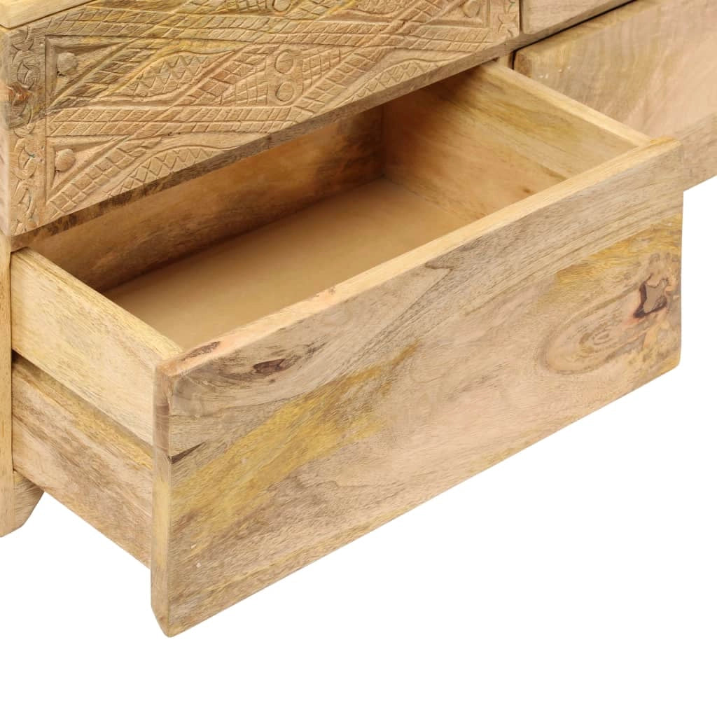 Pratico mobile porta TV/credenza di design in legno massello di mango 120 cm 2502171