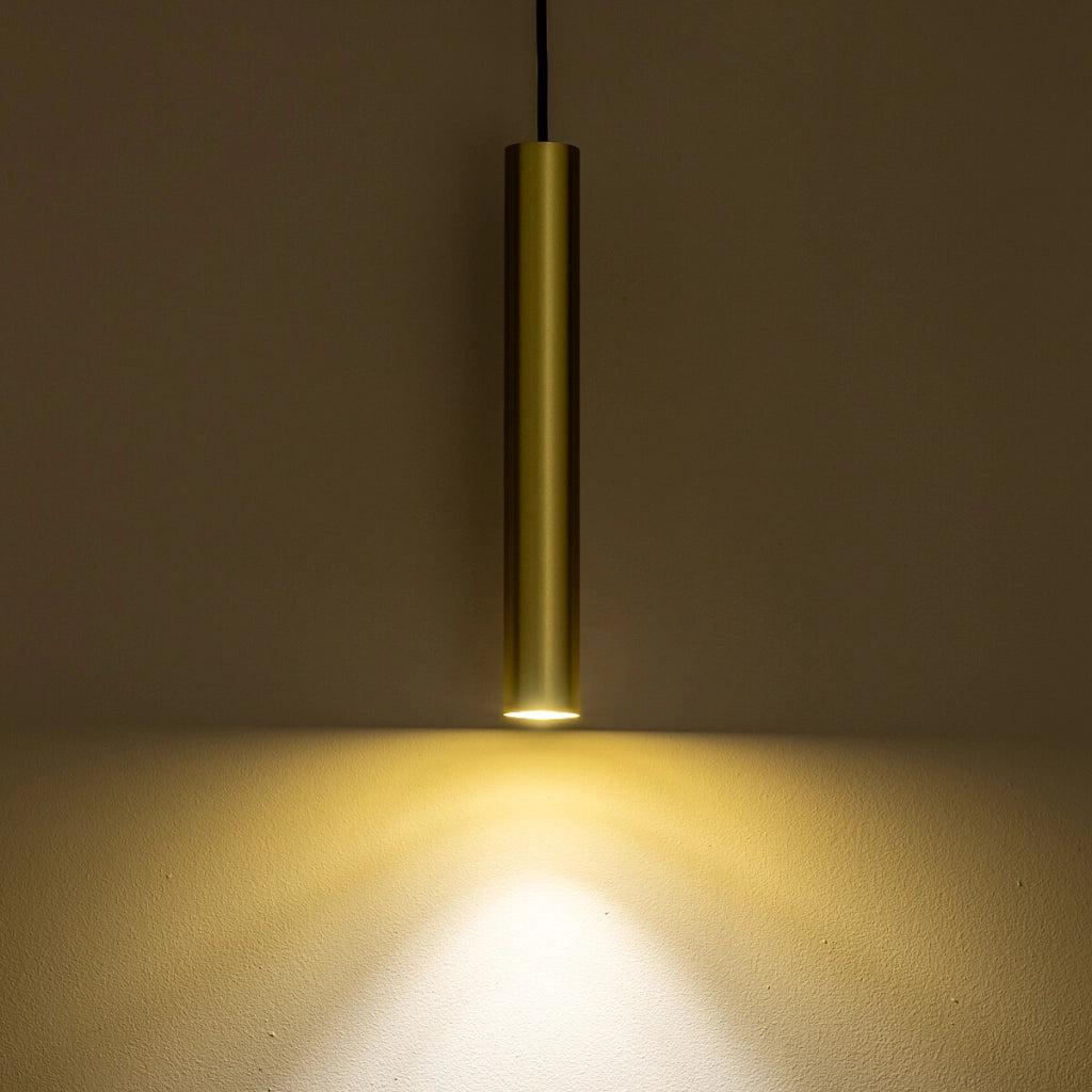 Lampada a sospensione tubo ottone Fourty Nowodvorski 10772