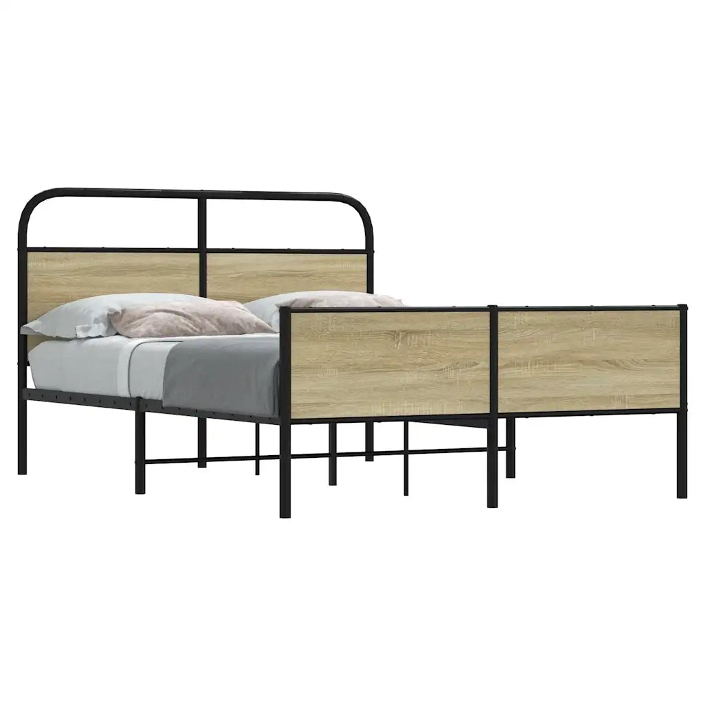 Giroletto senza Materasso Rovere Sonoma 135x190cm in Truciolato 4100445