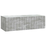 Mobile Porta TV da Muro Grigio Cemento 98 x 41 x 30 cm 898358