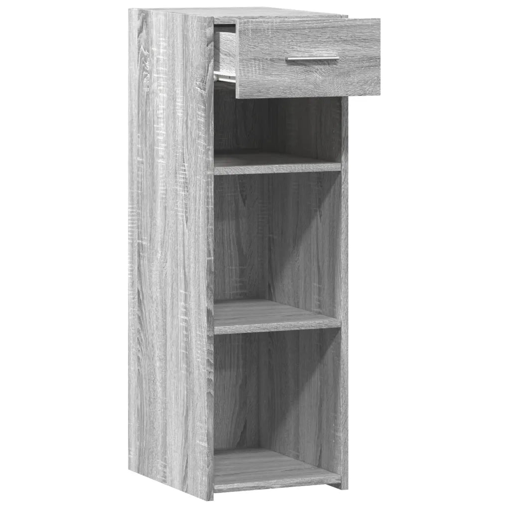 vidaXL Credenza Grigio Sonoma 30x42,5x93 cm in Legno Multistrato