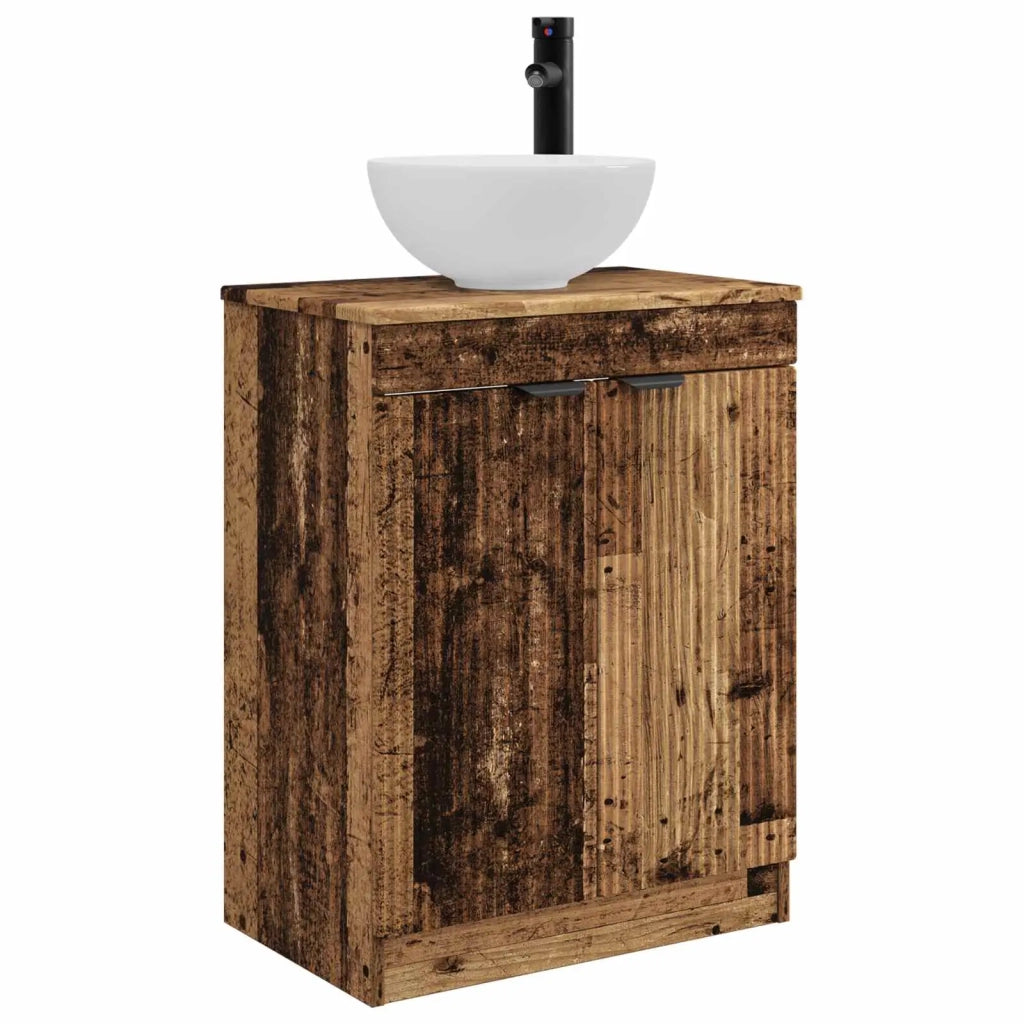 Mobile da bagno con lavabo Legno antico 54 x 35 x 83 cm 890146