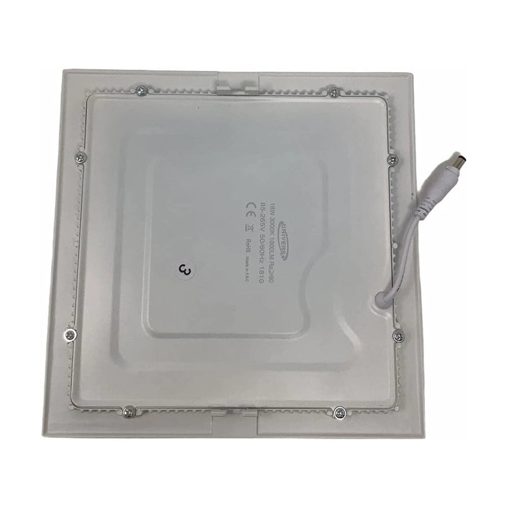 Trade Shop - Pannello Faretto Led 18w Ad Incasso Slim Luce Bianca Calda Neutra Tondo Quadrato -