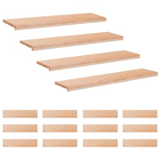 Tappeti per scale 16 pz 120 x 25 x 2 cm Naturale 3446405