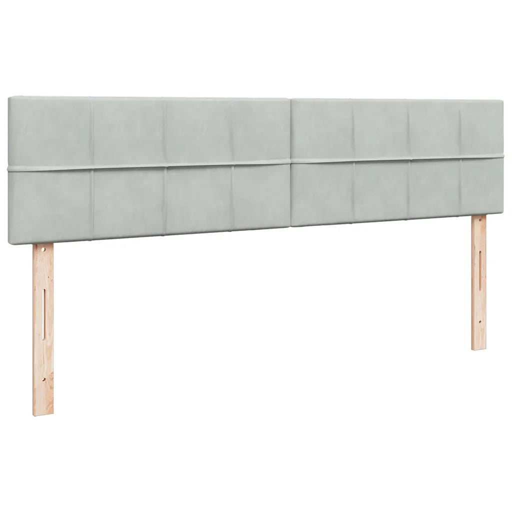 Struttura Letto Pouf con Materassi 180x200 cm Velluto 3312074
