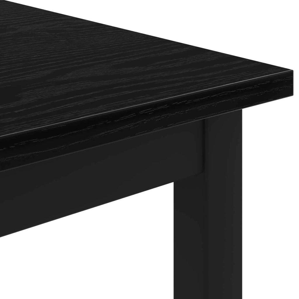 Tavolino da salotto Rovere Nero 100 x 100 x 45 cm 892584