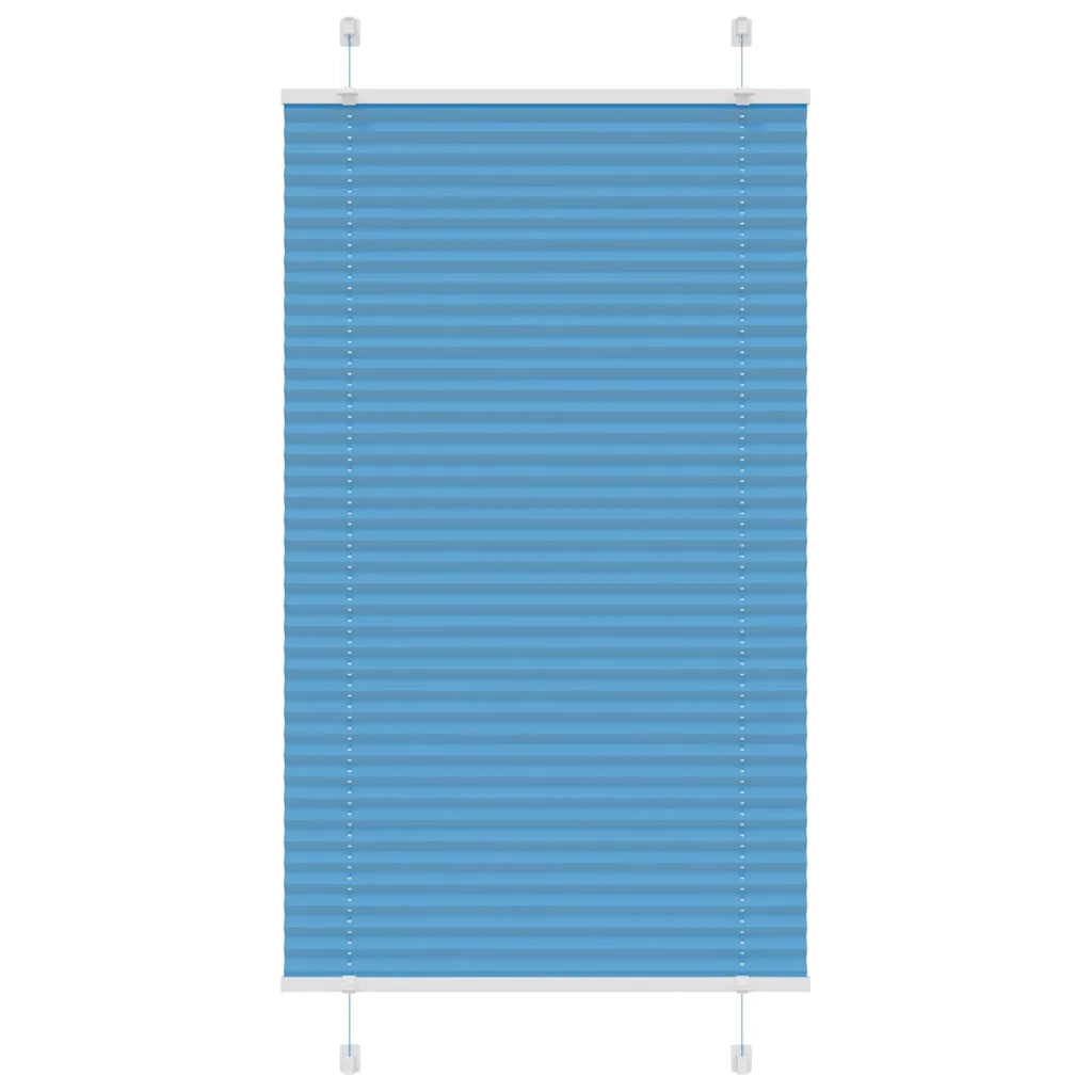 Tenda Plissettata Blu 70x100 cm Larghezza Tessuto 69,4 cm