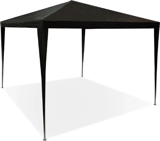 Tenda da Festa 3x3m Impermeabile - Montaggio Facile - Nero