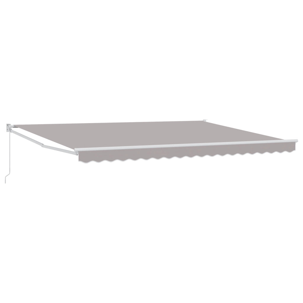 Tenda Retrattile Manuale  Grigia 450x300 cm