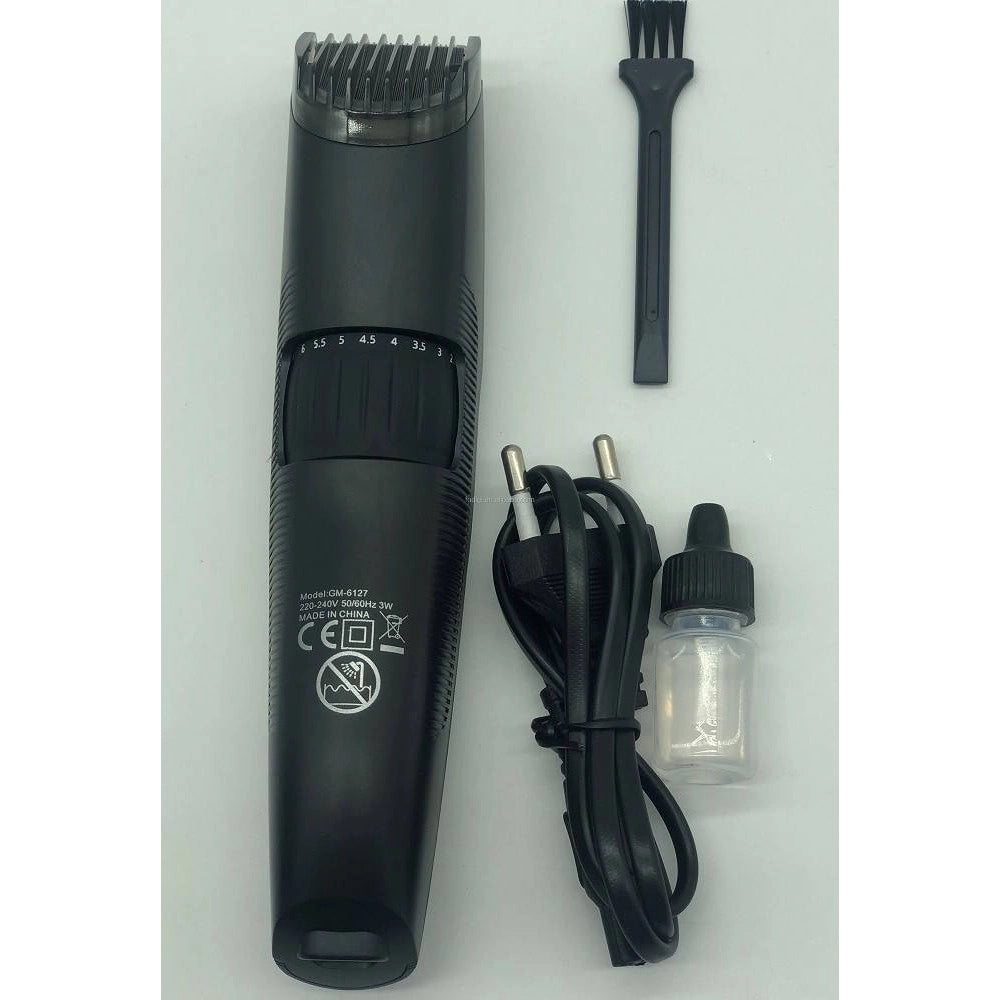 Trade Shop - Tagliacapelli Professionale A Batteria Gm-6127 Regolabile Trimmer Capelli Barba -