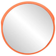 Specchio stradale convesso per esterni arancione Ø30 cm in policarbonato 153081