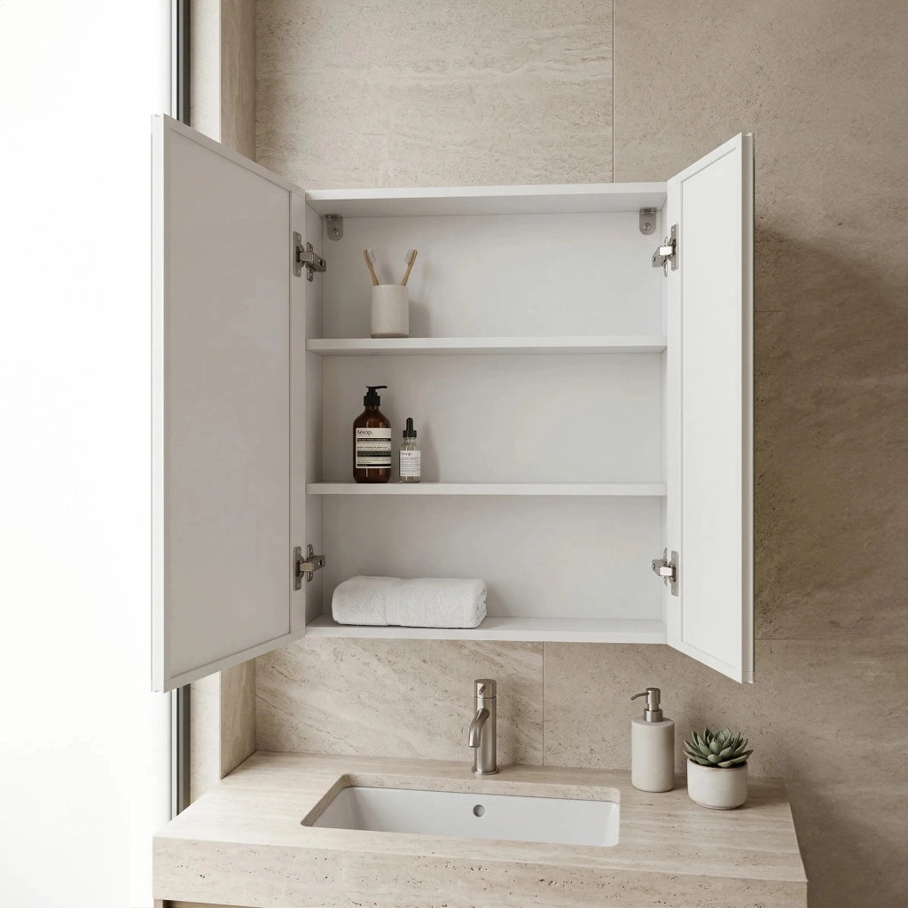 Armadietto Con Specchio Led M1015-60 60x65