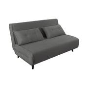 Divano trasformabile retto PRESTO grigio scuro – Divano letto 2 posti