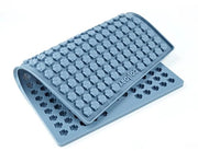Mat di cottura per biscotti per cani, snacks a forma di trifoglio in silicone, resistente al calore, sicuro per l'alimentazione e BPA-free (Mini Trifogli (1,5 cm), grigio)