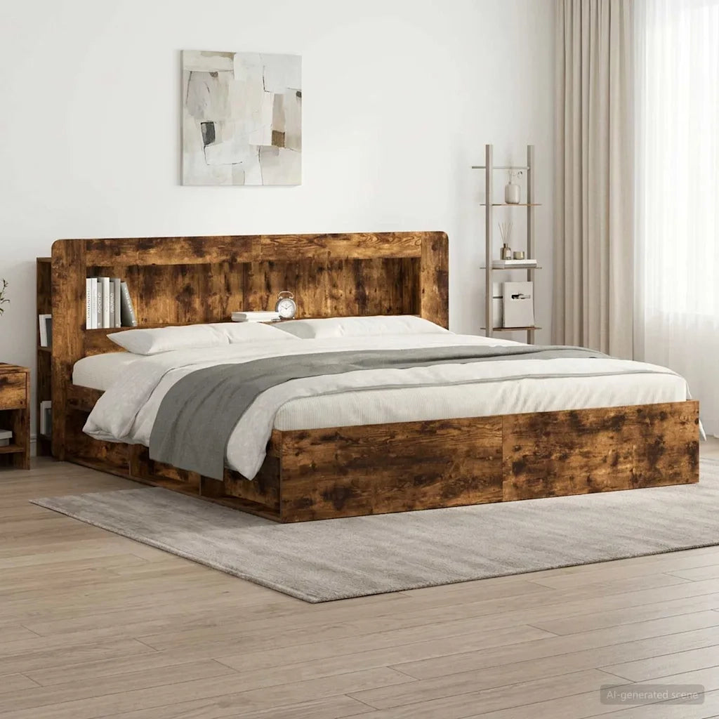 Testata del letto Quercia Affumicata 215 x 18,5 x 100 cm 8001305