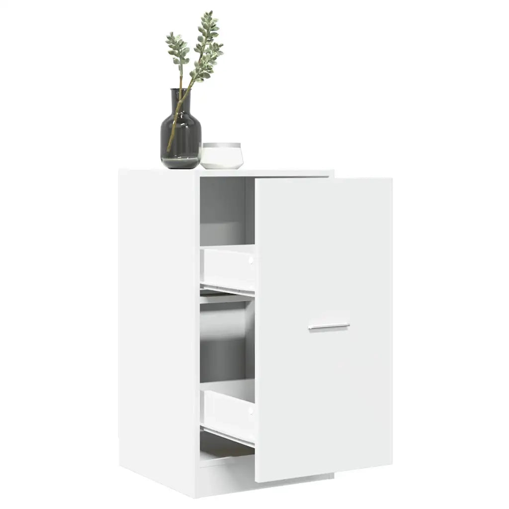 vidaXL Armadietto da Farmacia Bianco 40x41x77,5 cm in Truciolato