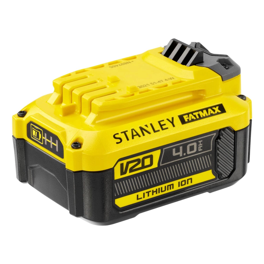Stanley FatMax SFMCB204 – Batteria V20 Li‑Ion 18 V, 4,0 Ah