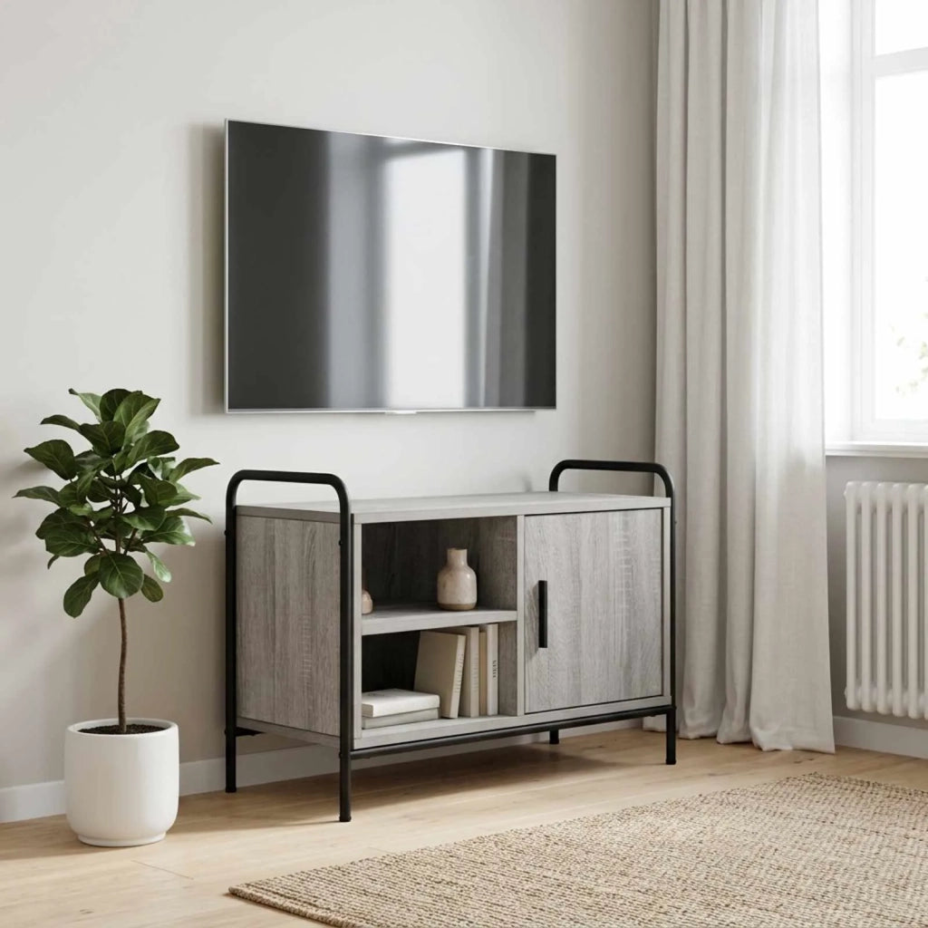 Mobile TV 133 x 33 x 50 cm Sonoma grigio Legno ingegnerizzato