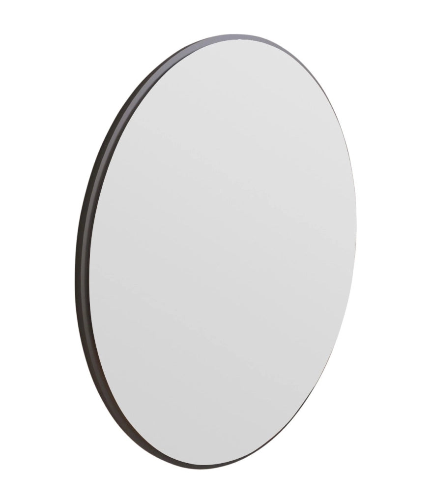 Specchio in legno "Ozze" - 60 x 60 cm - Nero