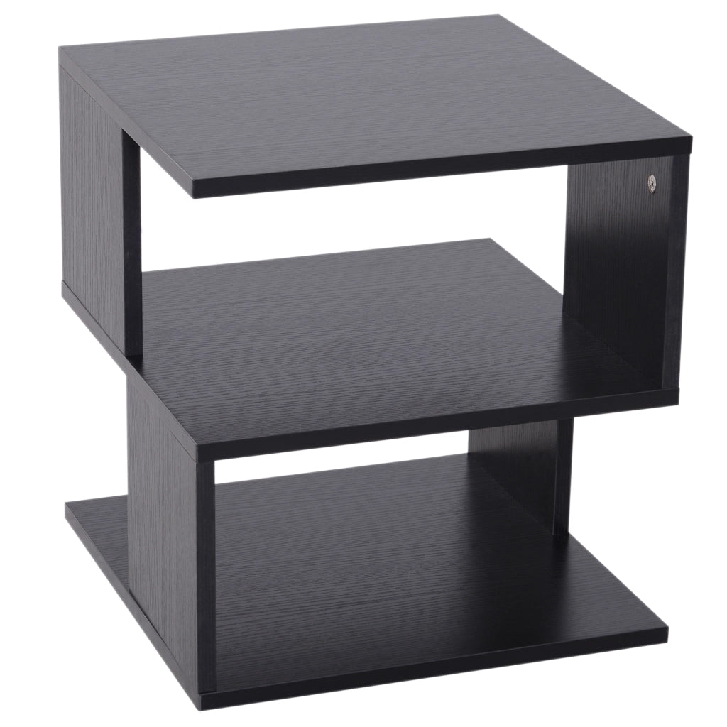 Tavolino da salotto 3 livelli ¨C Zephmum ¨C 40x40x43 cm nero