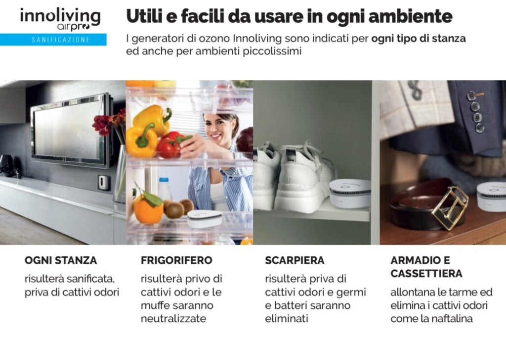 Generatore Di Ozono Ricaricabile Innoliving INN-551