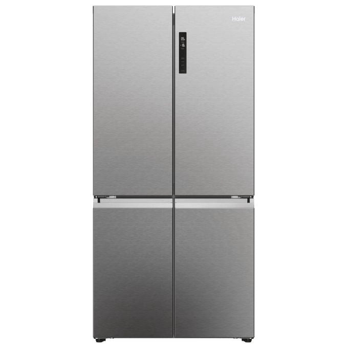 Haier Cube 90 Serie 5 HCR5919ENMP frigorifero side-by-side Libera installazione 528 L E Platino, Acciaio inox