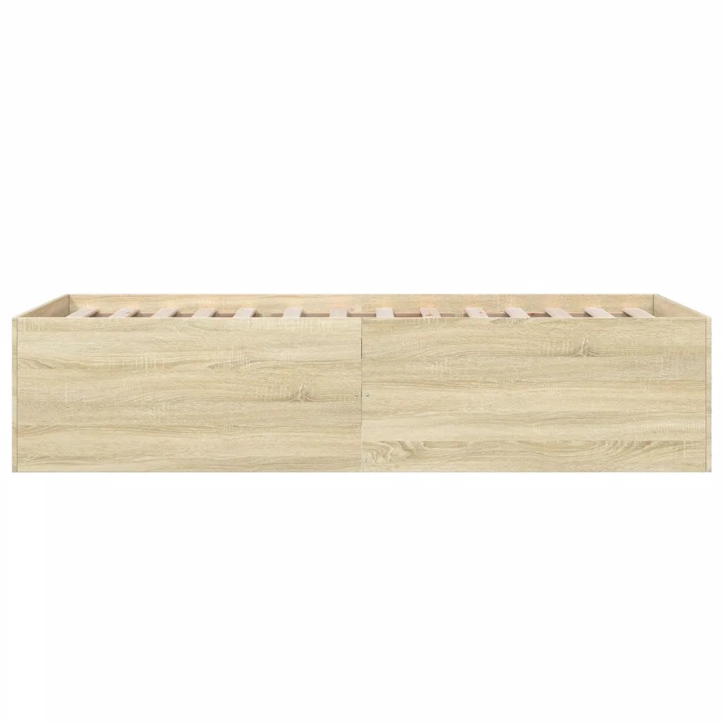 Giroletto-Struttura Letto Rovere Sonoma 90x200 cm in Legno Multistrato 442286