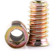 Viti a 6 facce in acciaio galvanizzato - Testa a 6 facce per mobili - Viti a 6 facce a inizio - Viti a 6 facce per legno - Viti a filo completo - 20 pezzi M8 x 25 mm - Viti a inizio