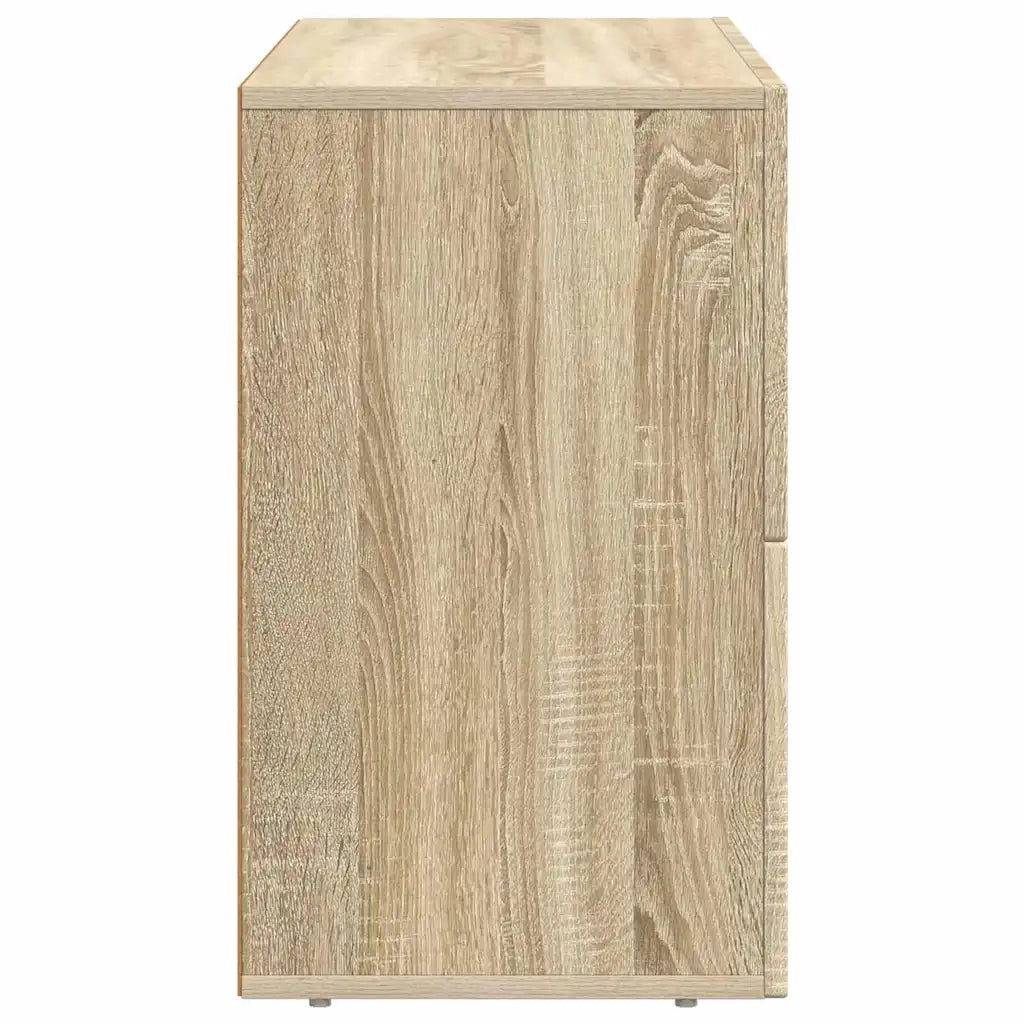 Credenza | Madia | Buffet da pranzo | Armadio da pranzo Rovere Sonoma 80.5 x 35 x 59 cm Legno multistrato
