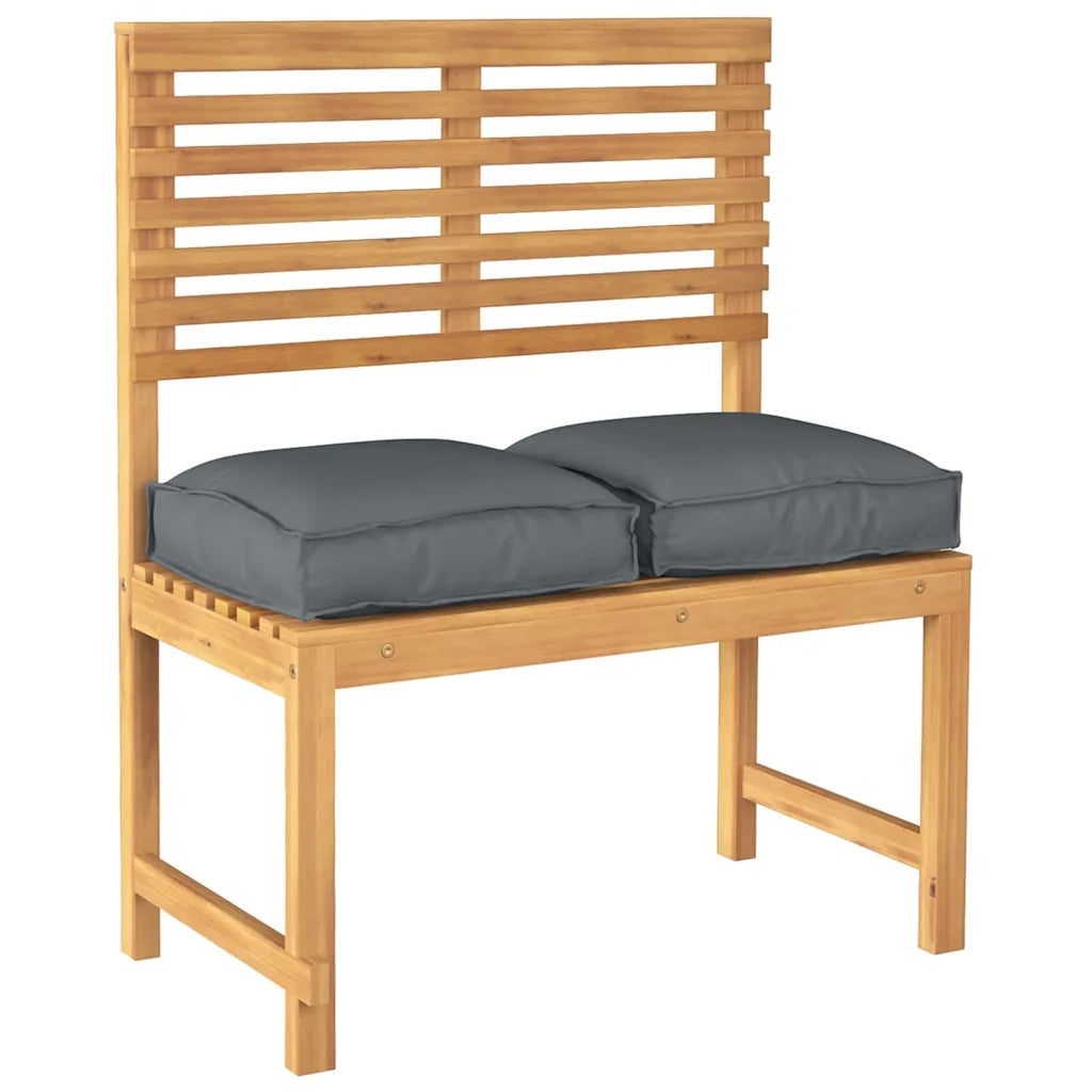 Cuscino 2 pz | Cuscini per sedie Antracite 40 x 40 x 8 cm Tessuto Oxford