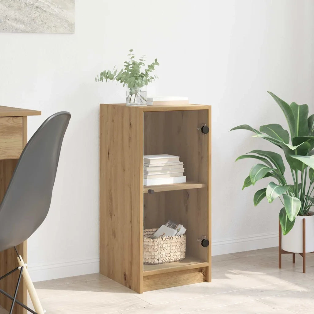 Credenza-Buffet-Armadio da cucina rovere artigianale 35 x 37 x 76 cm Legno multistrato
