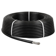 Cavo solare unipolare nero 6 mm² en 50618 per impianti fotovoltaici *** lunghezza metri 100, confezione 1