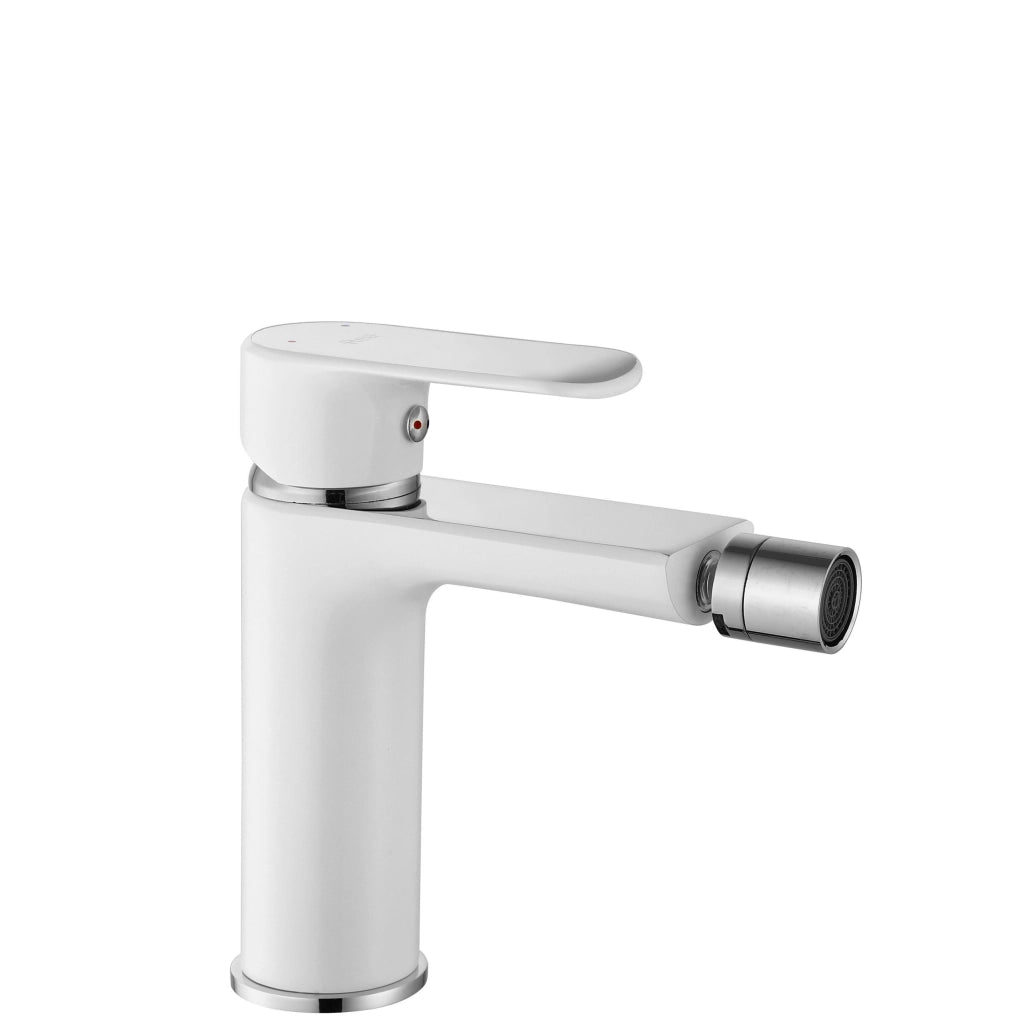 Rubinetto Da Bidet Rea Bloom White Chrom