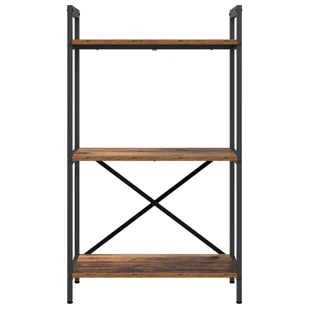 Libreria-Scaffale per Libri-Mobile di Stoccaggio Legno vecchio 56 x 34 x 96 cm Legno multistrato