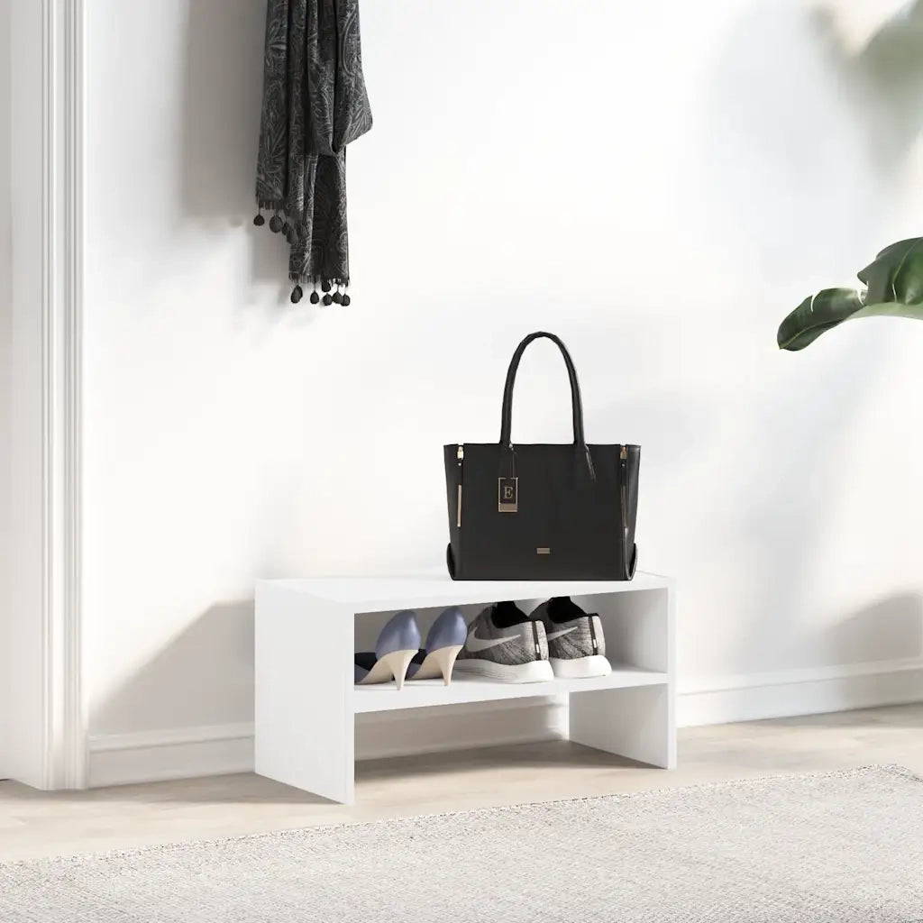 Scarpiera Impilabile Bianca 60x30x30,5 cm 858857