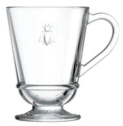 Bicchiere La Rochere Bee 240 ml con manico - Elegante bicchiere in vetro pressato