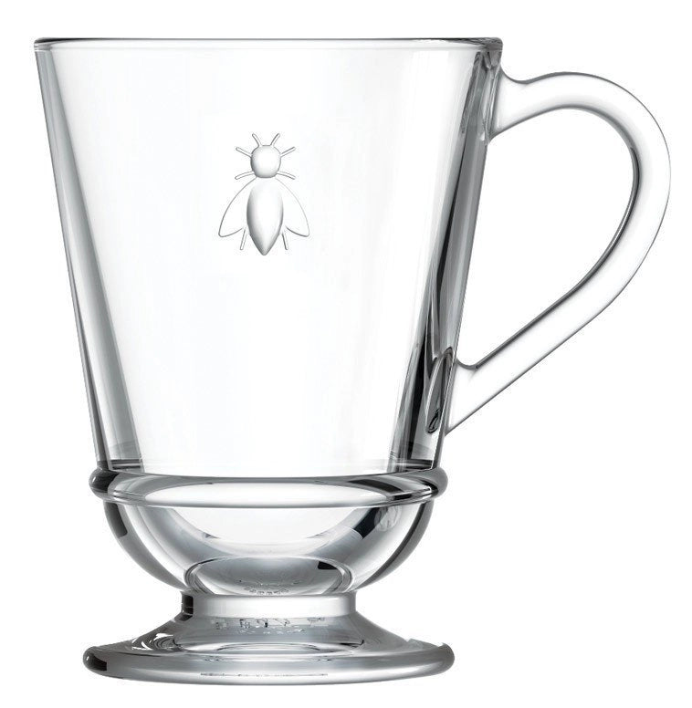 Bicchiere La Rochere Bee 240 ml con manico - Elegante bicchiere in vetro pressato