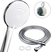 Douchekop universale con tubo di 1,5 m, con sistema di risparmio d'acqua, set di doccia premium