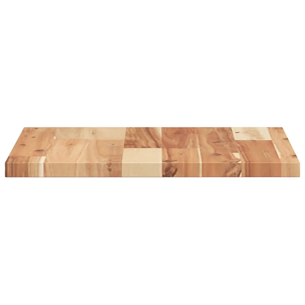 Piano Tavolo | Superficie Tavolo | Piano Scrivania Quadrato 40x40x2 cm in Legno Massello di Acacia
