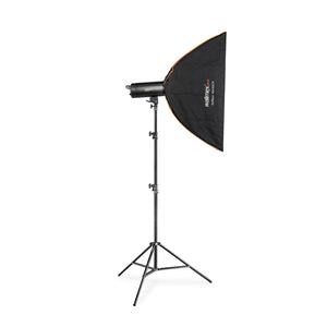 Stager 400 HSS set flash fotografico da studio, luce LED da 400 W per foto e video, con softbox stativo luci e accessori