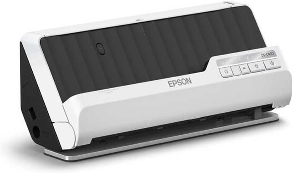 Scanner DS-C490 Scansione di Alta Precisione per Documenti e Foto, Velocità Rapida di Scansione, Connessione Wireless, Facile da Usare e Ottimizzato per la Gestione dei Documenti