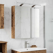 Mobiletto per specchio da bagno Legno vecchio 60 x 14,5 x 70 cm 889069