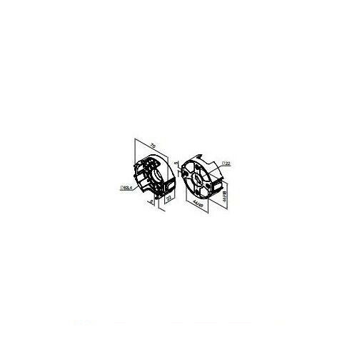 SUPPORTO COMPATTO AD ESAGONO INCASSATO PER ERA M Ø 45MM NICE 535.10013 ORIGINALE