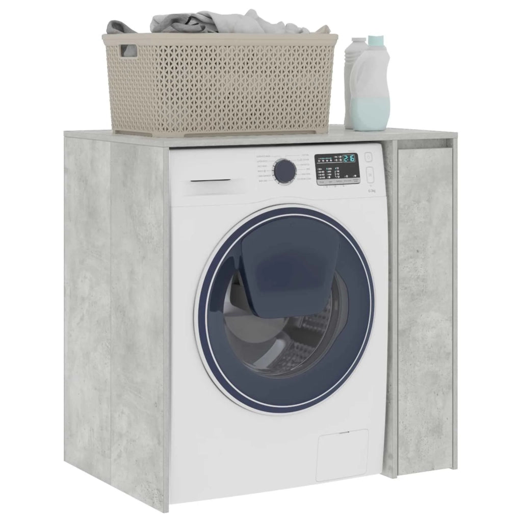 Mobiletto per lavatrice con porta Calcestruzzo 87 x 60 x 89 cm 8006803